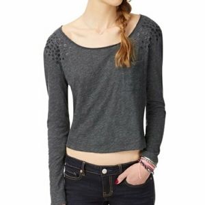 🏷️Buy 4 Get 1 Free🏷️Aeropostale long sleeve with shoulder detail